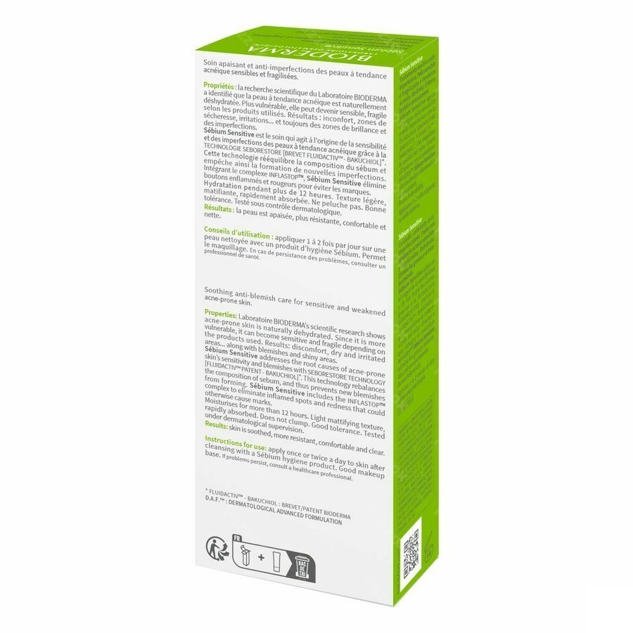Bioderma Sébium Verzorging Gevoelige Huid 30ml