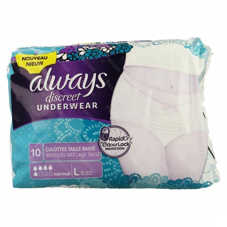 Always Discreet Incontinence Pants l Lage Taille10