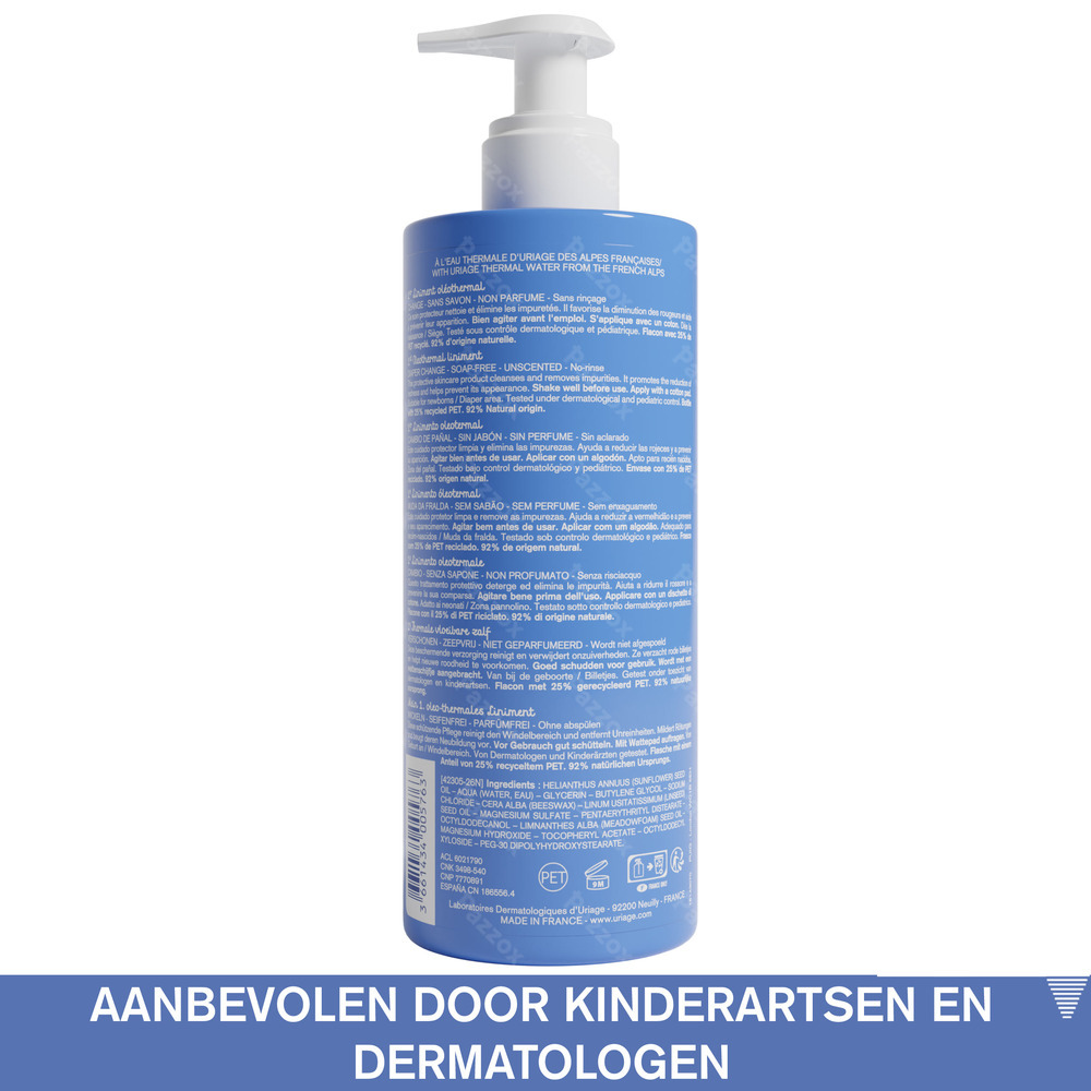 Uriage Bébé Reinigende Verzorging Luierwissel 500ml