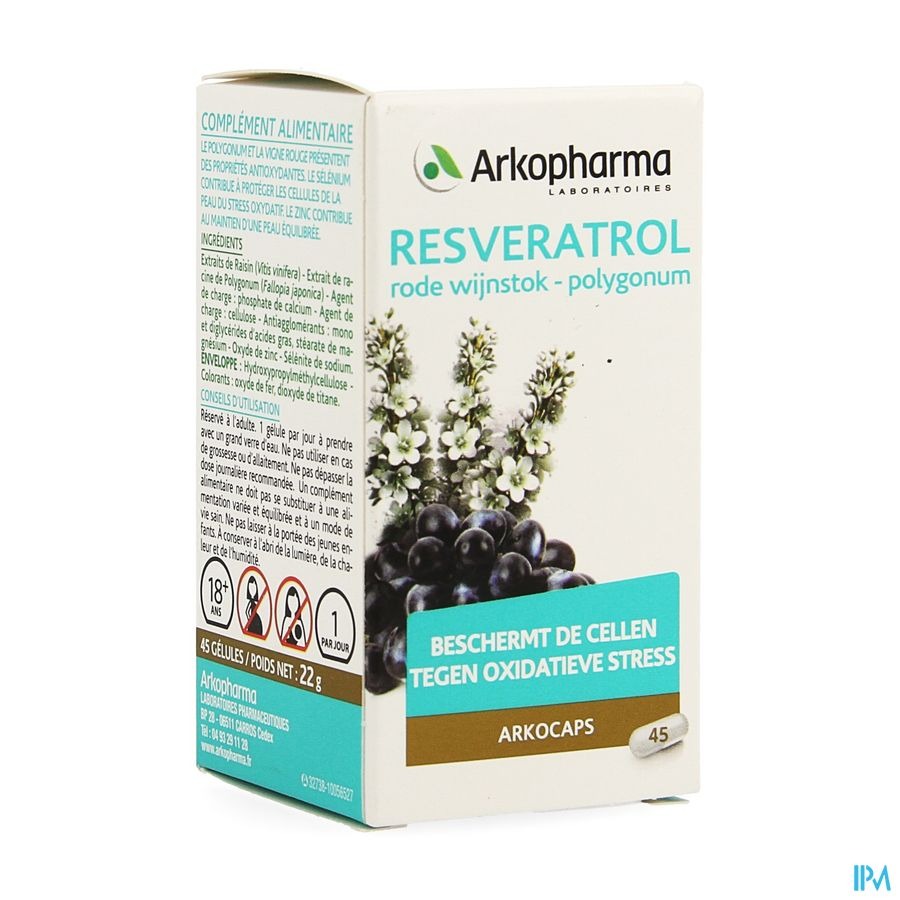 Arkocaps Resveratrol Caps 45 Verv.3045283