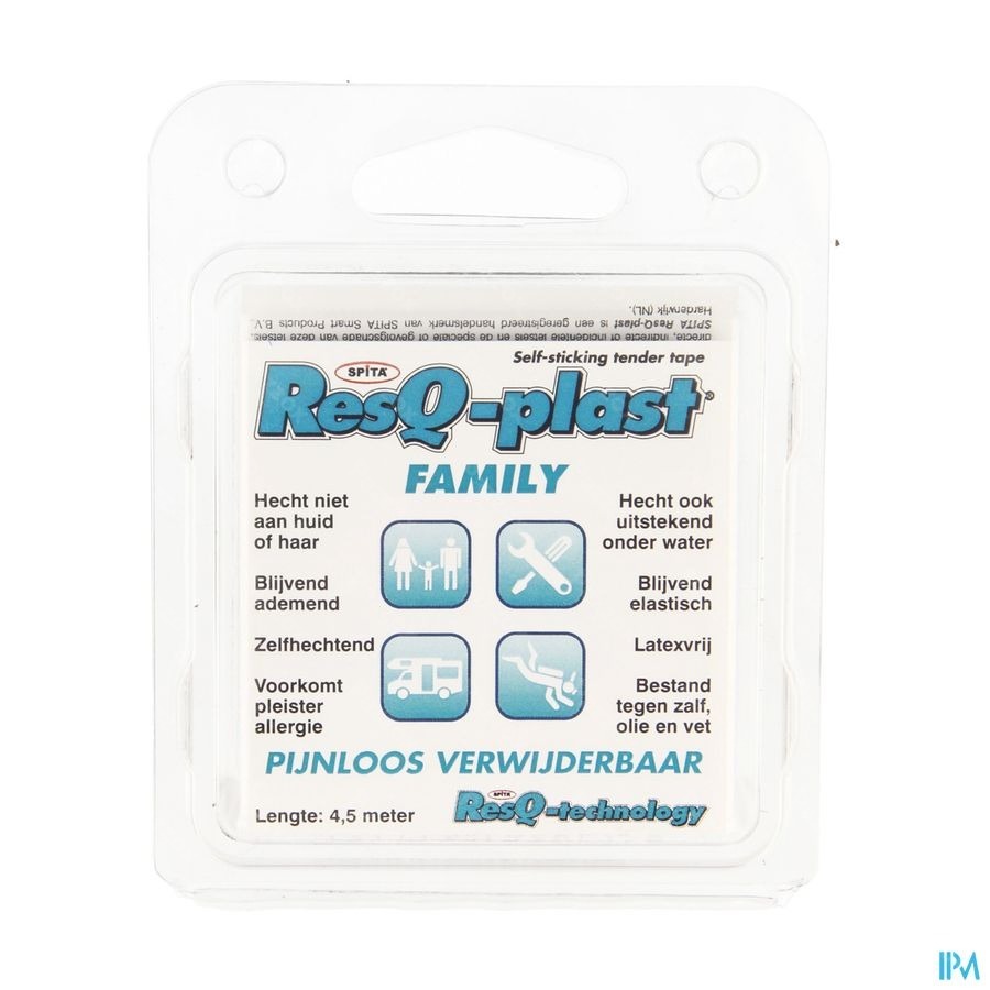Resq-plast Family 4,5mx25mm Zwart 1