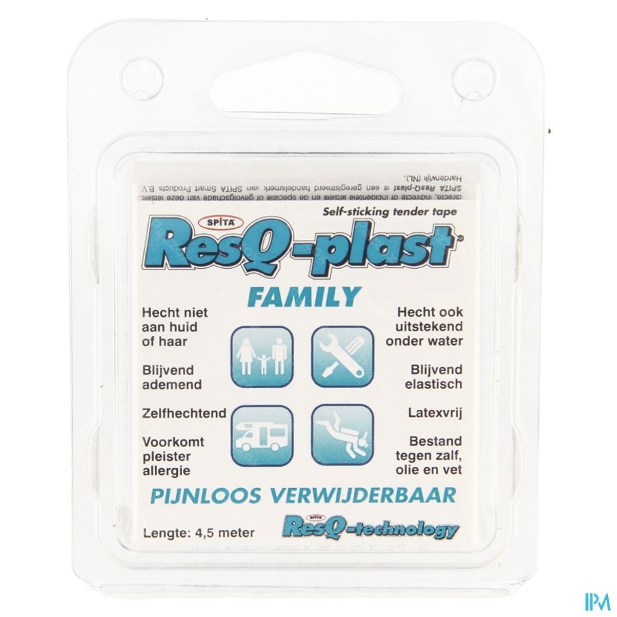Resq-plast Family 4,5mx25mm Zwart 1