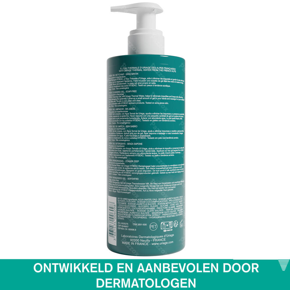 Uriage Hyséac Reinigingsgel 500ml 