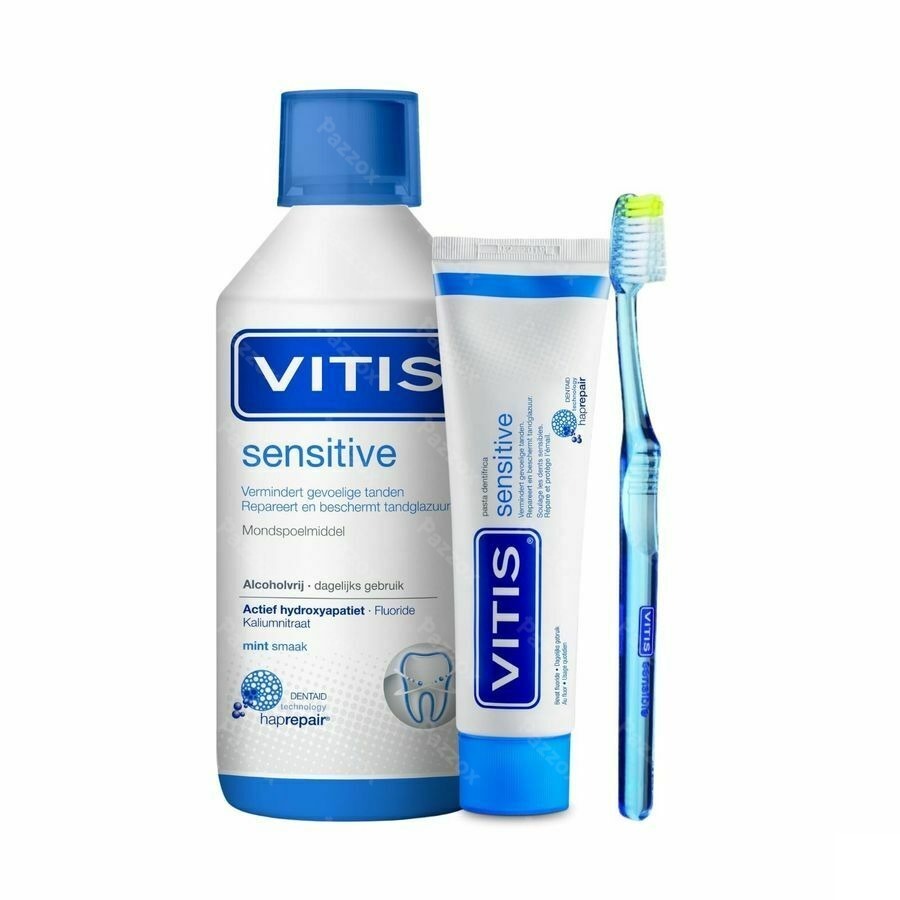 Decoratie Gluren spion Vitis Sensitive Tandpasta 75ml 32352 kopen - Pazzox, online apotheek