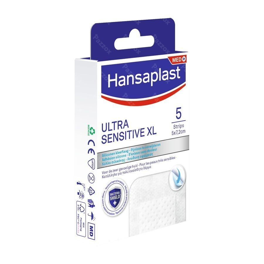 Hansaplast Silicone Soft Xl Strips 5