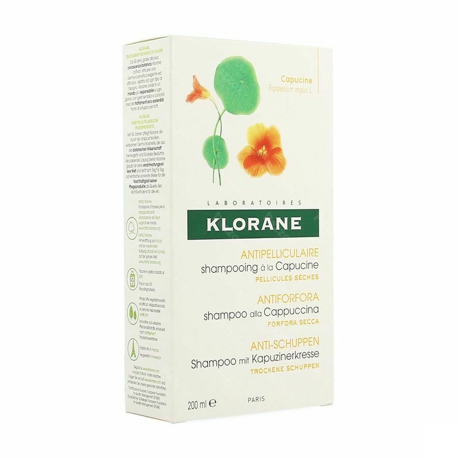 Klorane Anti Roos Shampoo met Oost Indische Kers 200ml