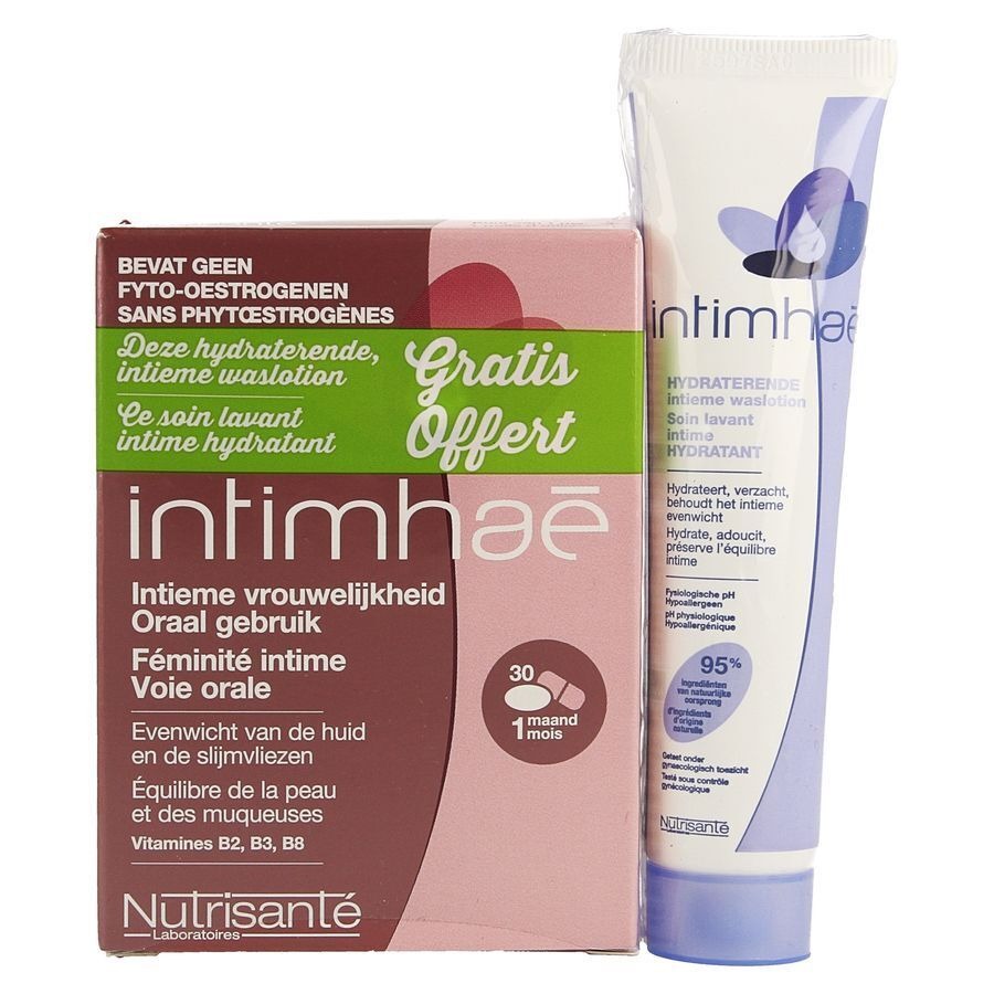Intimehae Caps 60+soin Lav.intim. Hydra 40ml Grat.