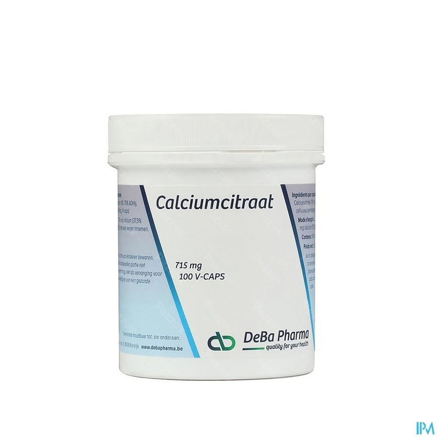 Calciumcitraat V-caps 100 Deba