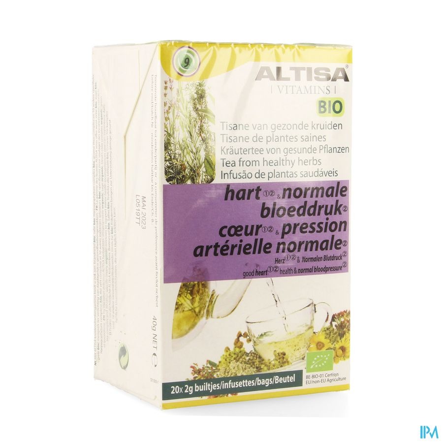 Altisa Tisane Bloeddruk Bio 20x2g