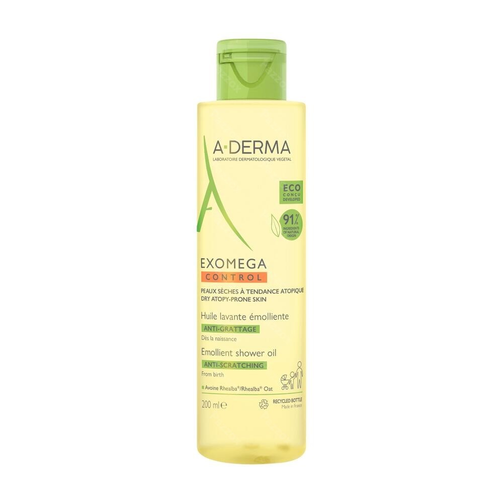 A-Derma Exomega Control Verzachtende Doucheolie 200ml