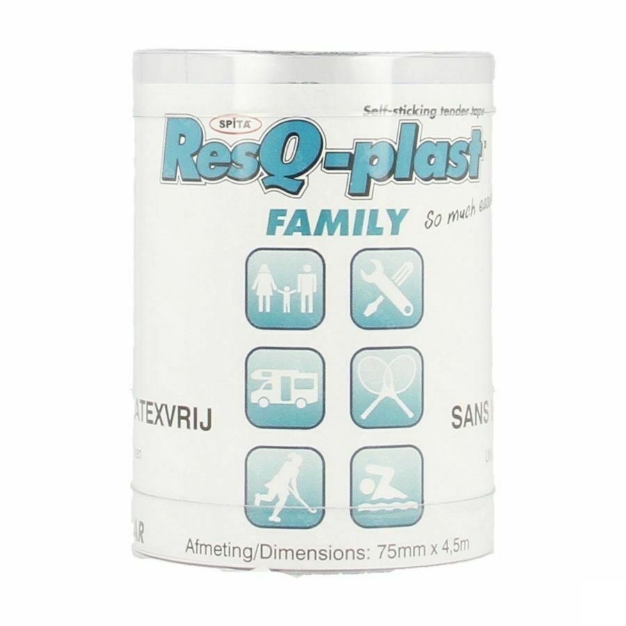 Resq-plast Family 4,5mx75mm Blauw 1