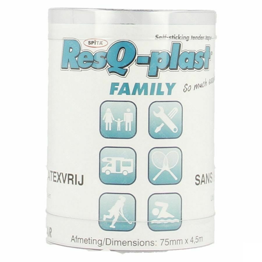 Resq-plast Family 4,5mx75mm Blauw 1