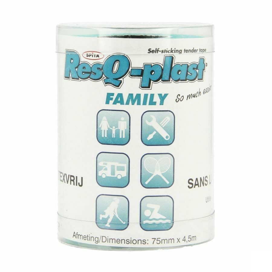 Resq-plast Family 4,5mx75mm Groen 1