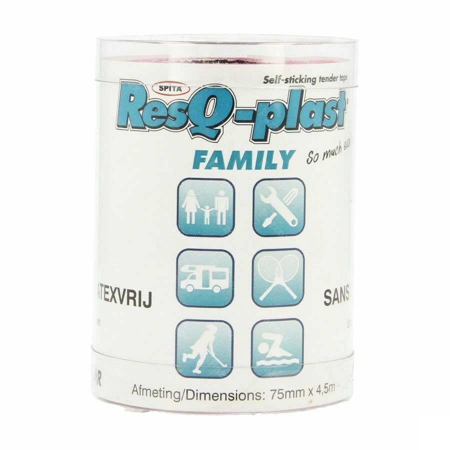 Resq-plast Family 4,5mx75mm Roze 1