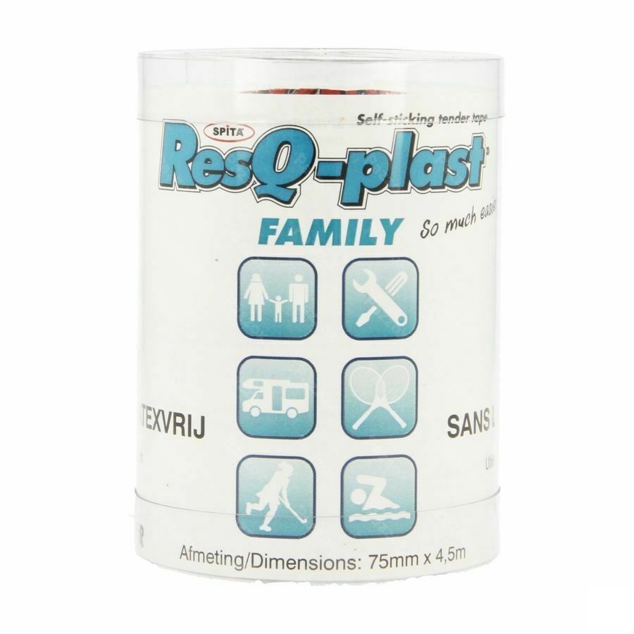 Resq-plast Family 4,5mx75mm Wit 1