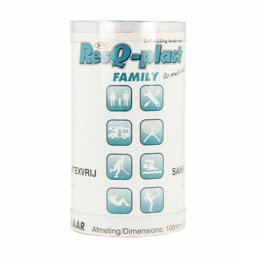 Resq-plast Family 4,5mx100mm Rood 1