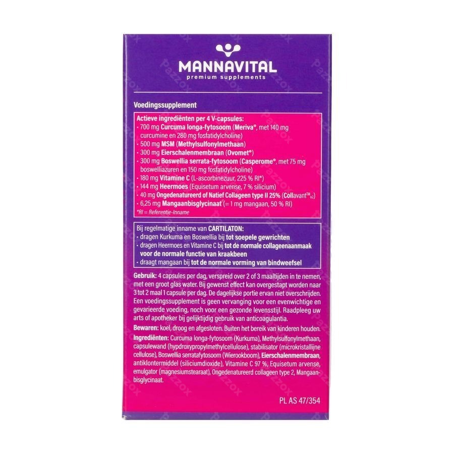 Mannavital Cartilaton V-capsules 120