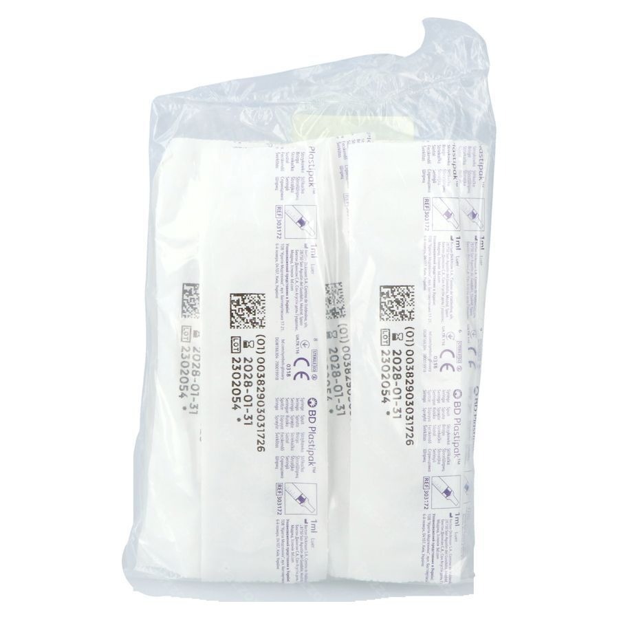 Bd Tuberculinespuit 1ml Luer Centrisch 10