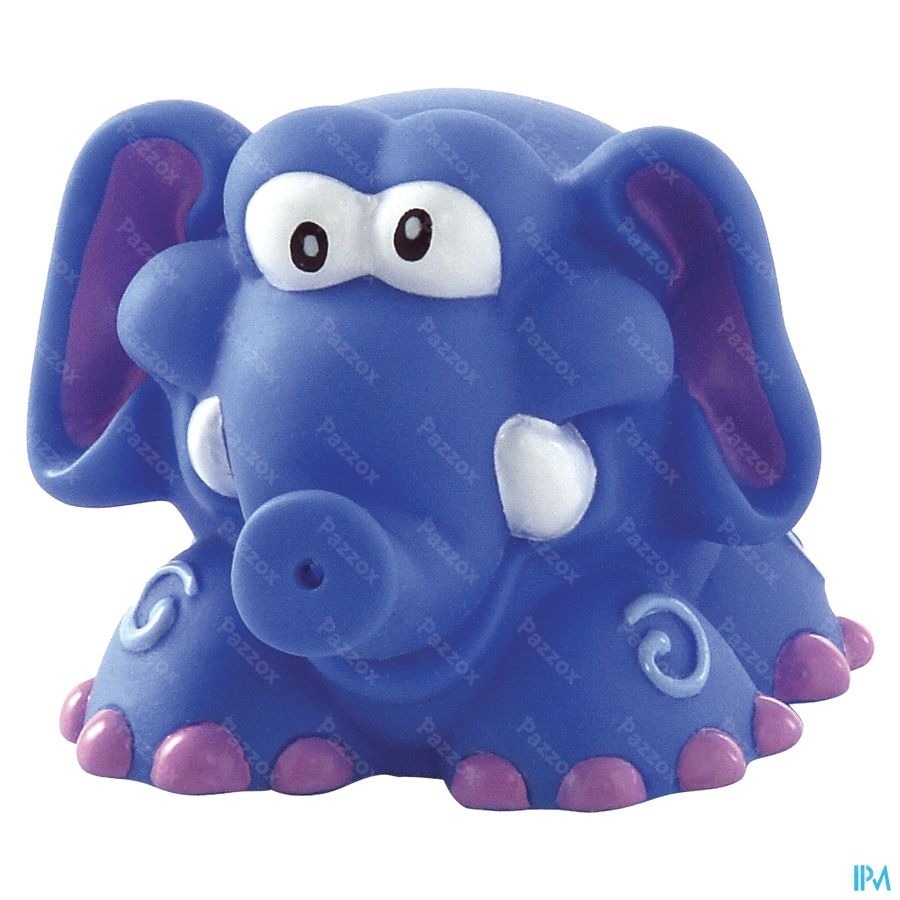 Nuby Spuitende badspeeltjes: Krokodil, Olifant en Eend - 4m+     