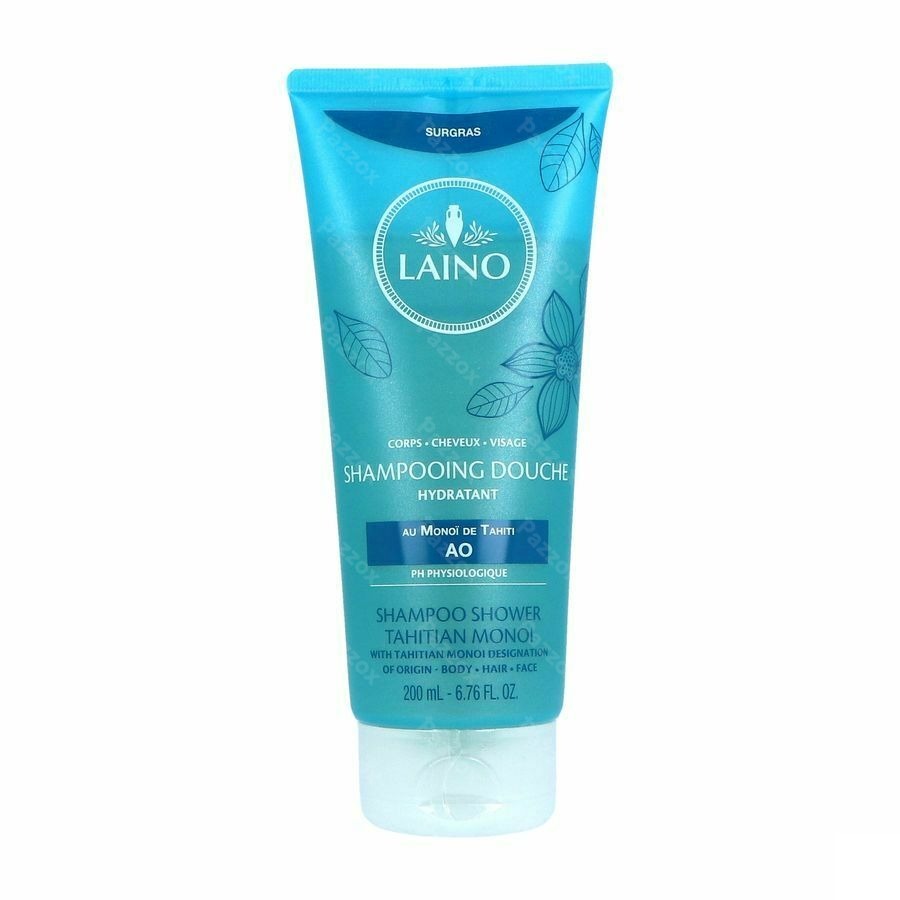 Laino Hydraterende Douche-Shampoo Monoï de Tahiti  Zonder Siliconen 200ml