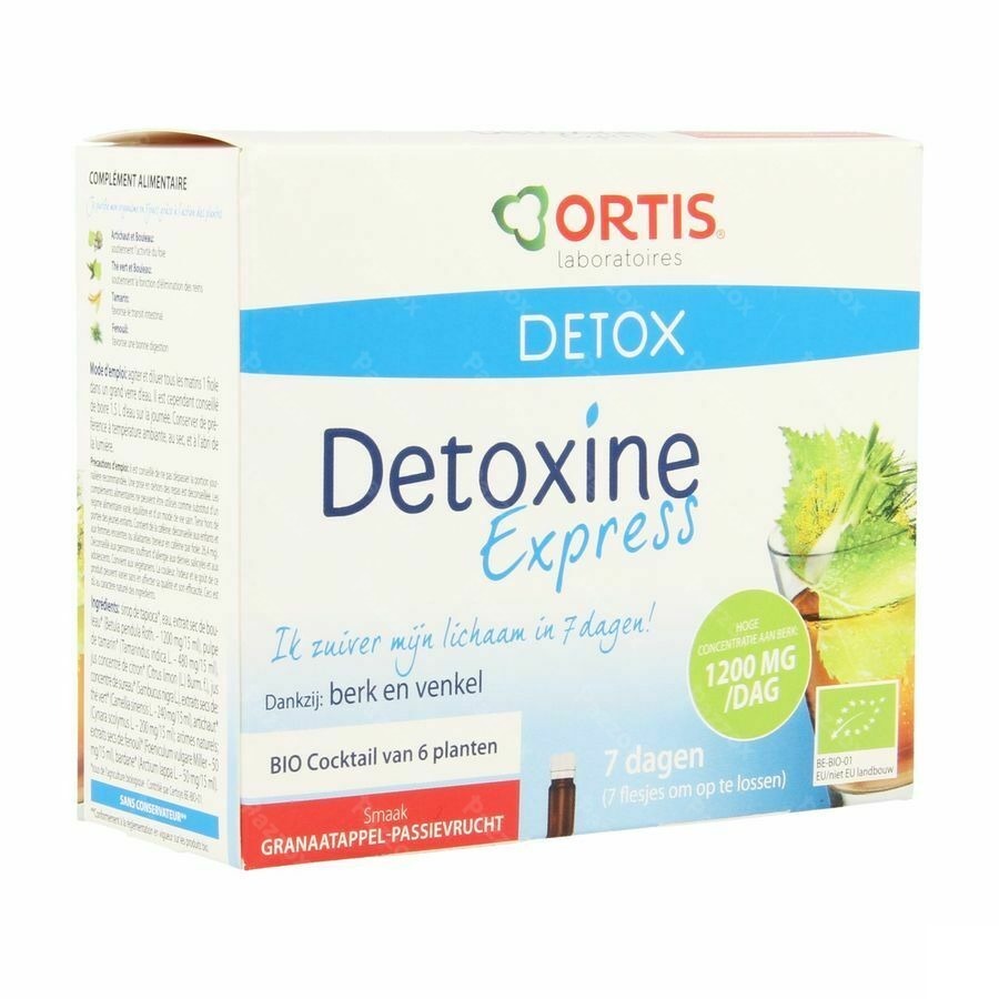 Ortis Detoxine Express Pas Gre Bio 7x15ml