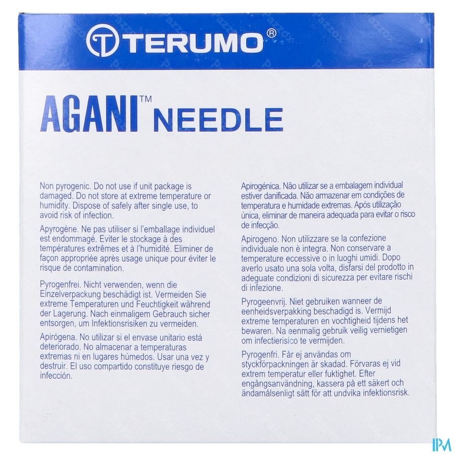 Terumo Naald Agani 21g 2 Rb Groen 100