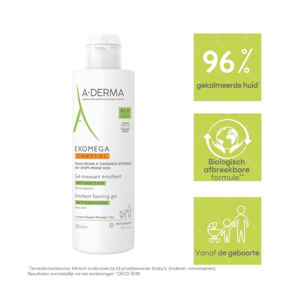 A-Derma Exomega Control Verzachtende Gel 500ml