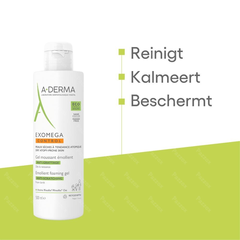 A-Derma Exomega Control Verzachtende Gel 500ml