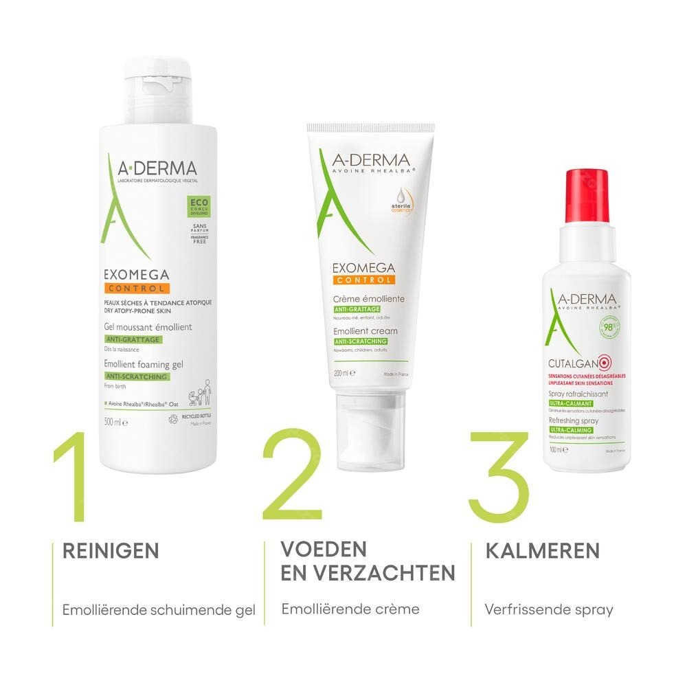 A-Derma Exomega Control Verzachtende Gel 500ml