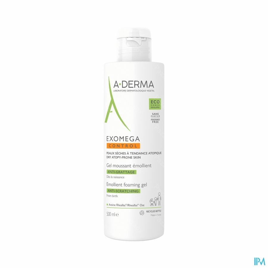 A-Derma Exomega Control Verzachtende Gel 500ml