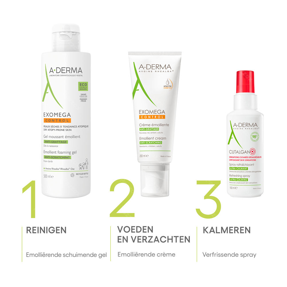 A-Derma Exomega Control Verzachtende Gel 500ml
