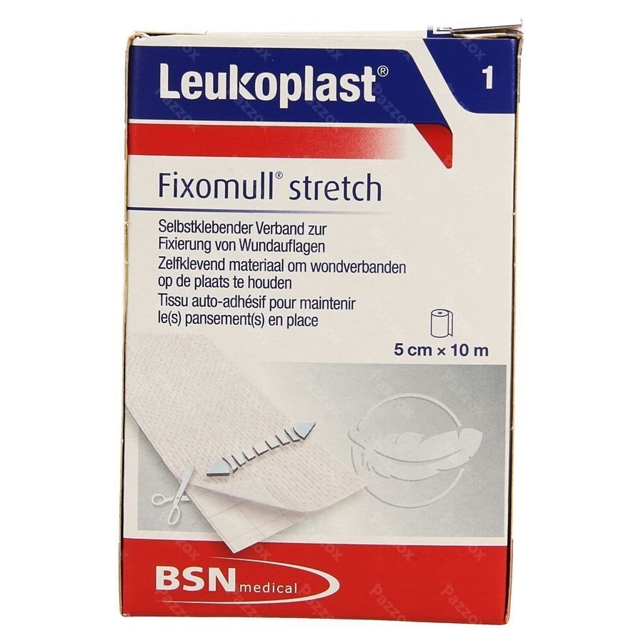 Fixomull Stretch 5cmx10m 1 Leukoplast
