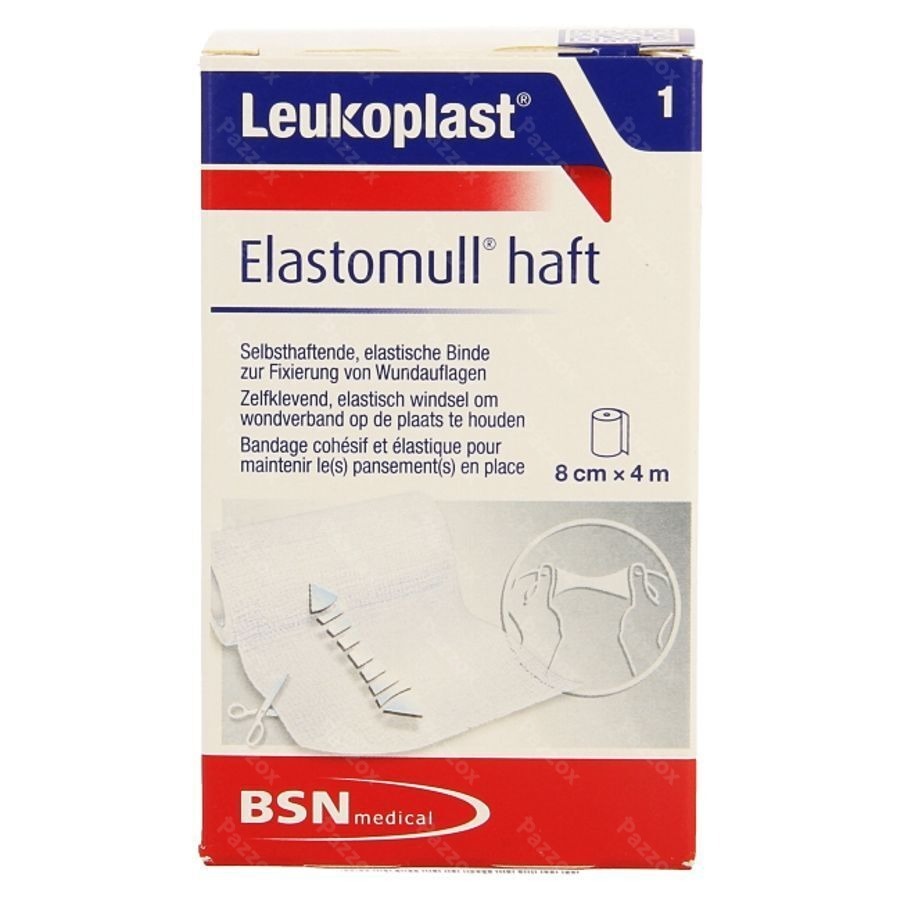 Elastomull Haft 8cmx4m 1 Leukoplast