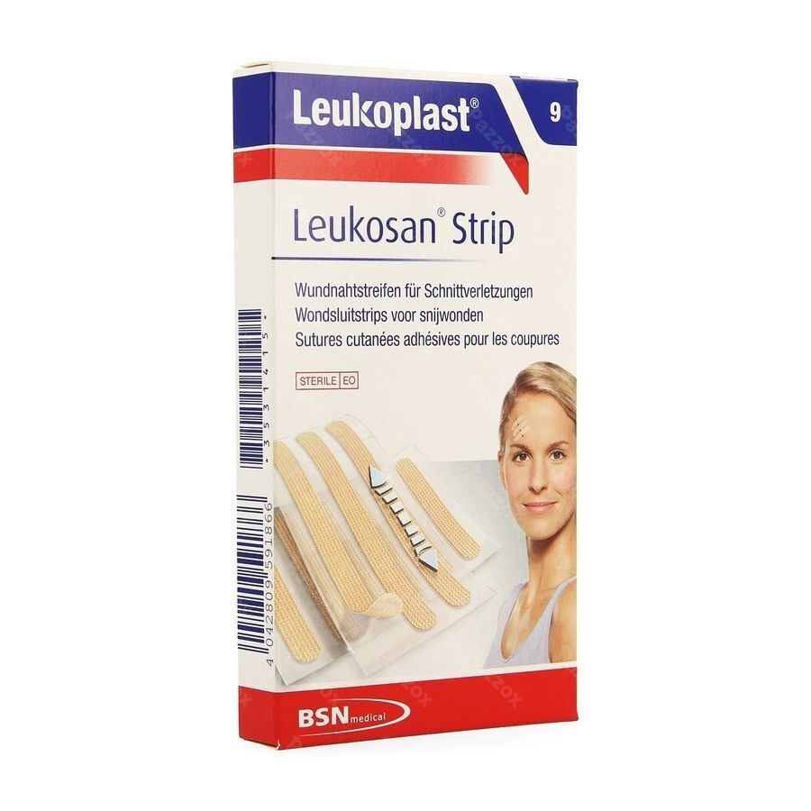 Leukosan Strip Natur. 6x6x38mm+3x6x75mm Leukoplast