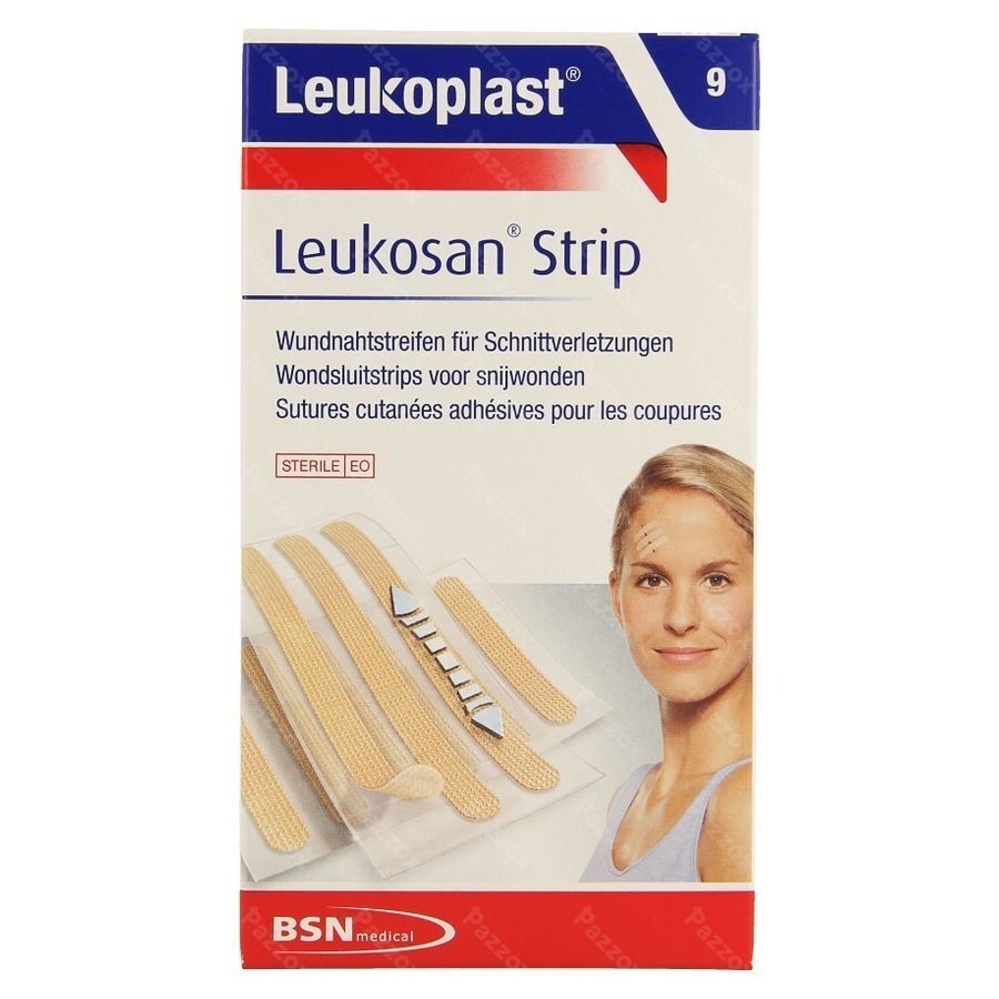 Leukosan Strip Natur. 6x6x38mm+3x6x75mm Leukoplast
