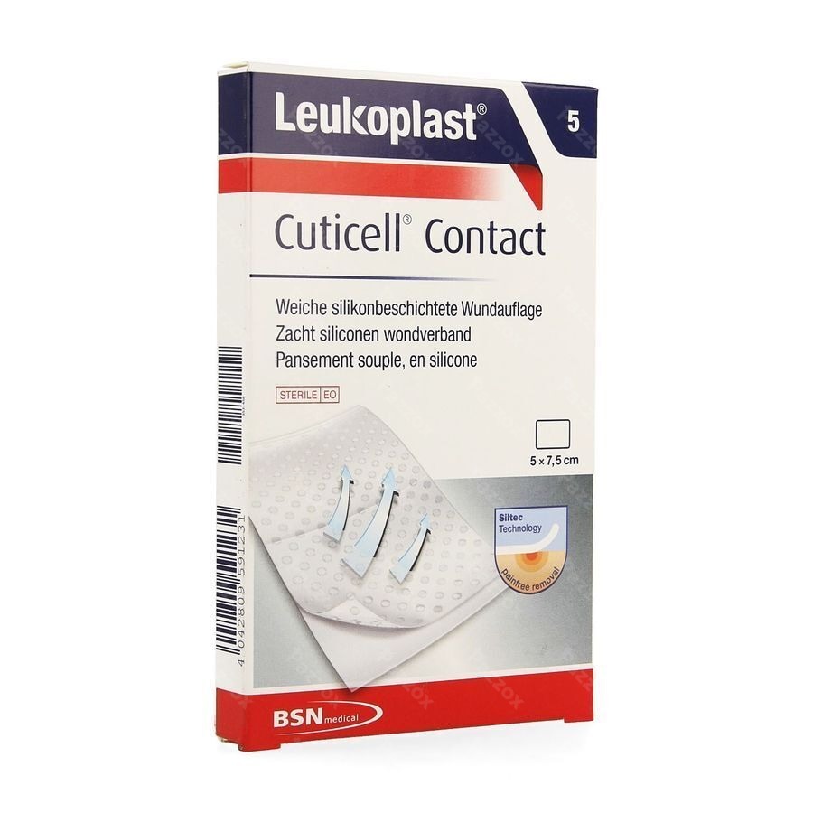 Cuticell Contact 5cmx7,5cm 5 Leukoplast