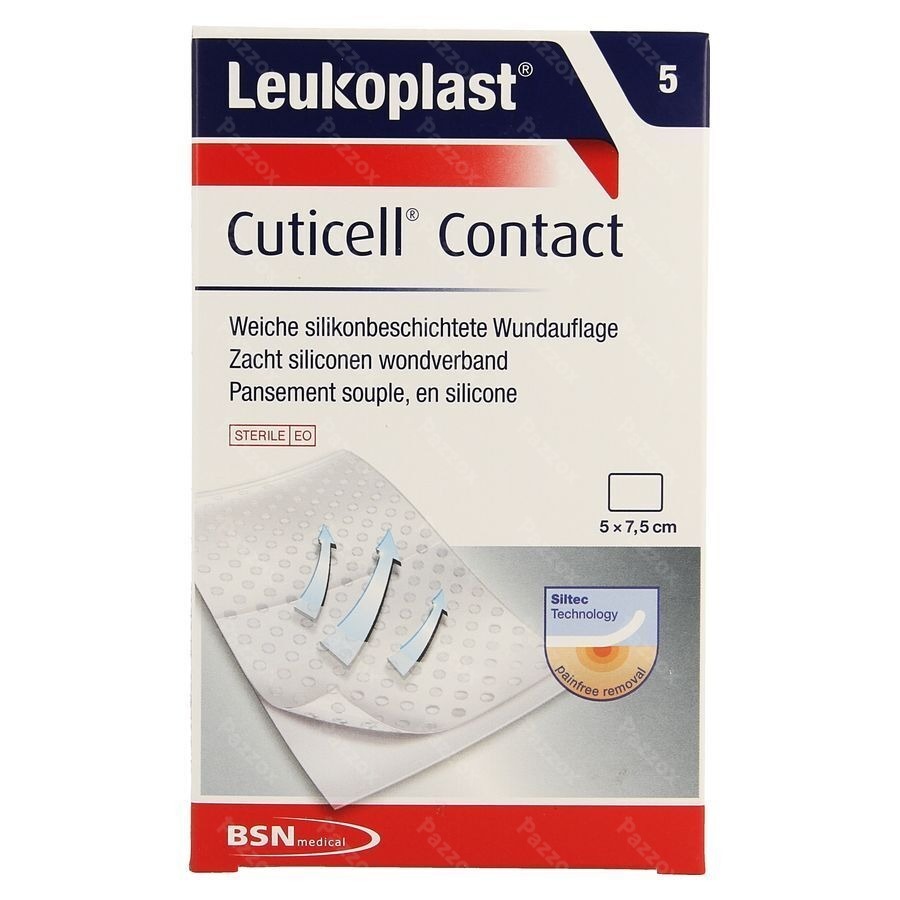 Cuticell Contact 5cmx7,5cm 5 Leukoplast