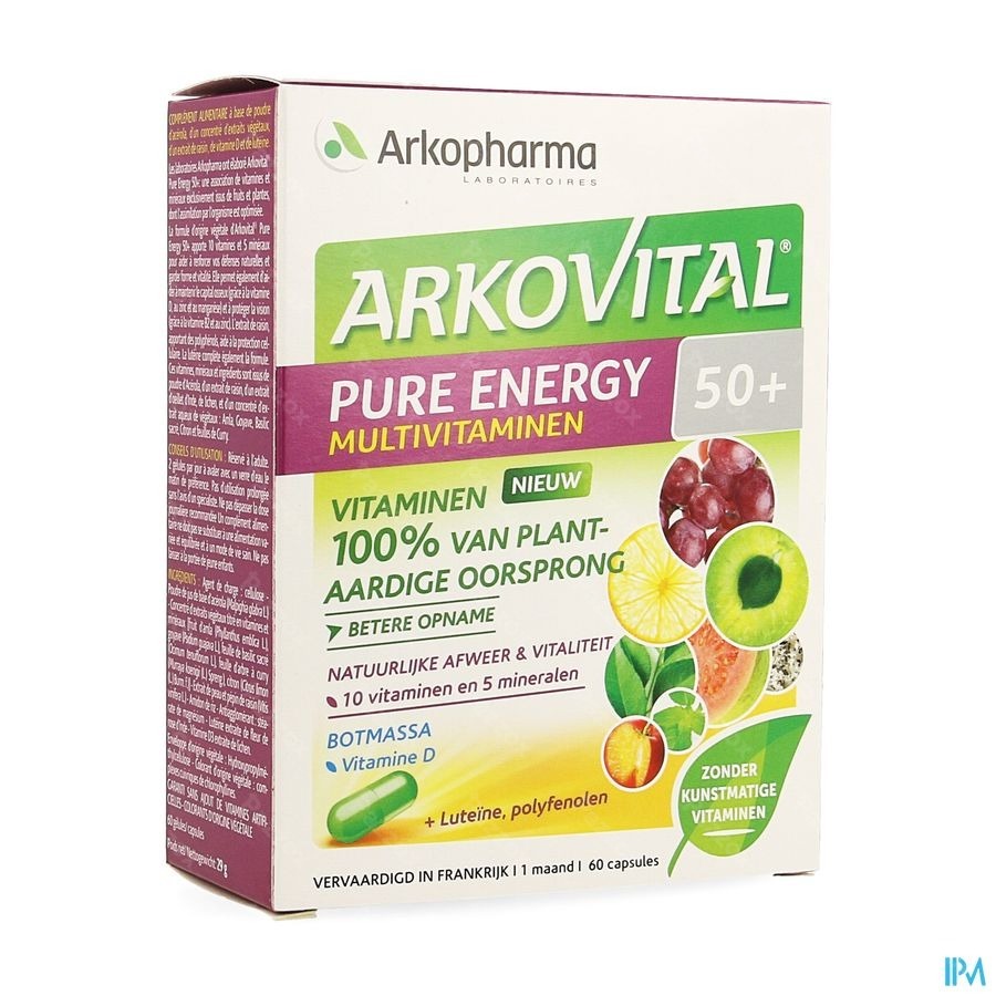 Arkovital Pure Energy 50+ 60 Capsules