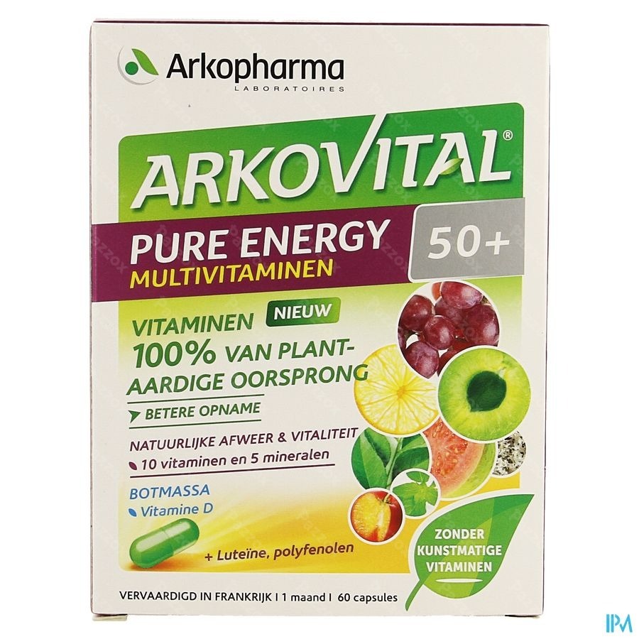 Arkovital Pure Energy 50+ 60 Capsules