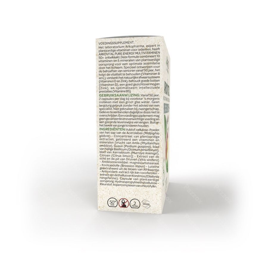 Arkovital Pure Energy 50+ 60 Capsules