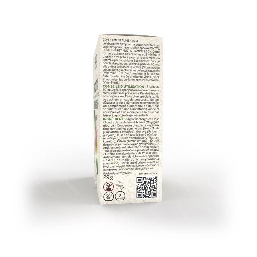 Arkovital Pure Energy 50+ 60 Capsules