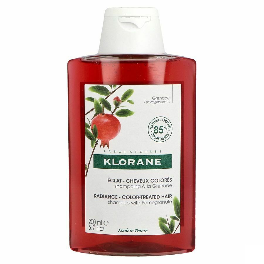 Klorane Capillaire Shampoo Met Granaatappel Gekleurd Haar 200ml