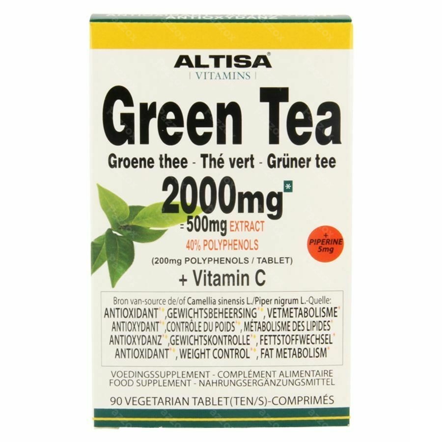 Altisa Groene Thee 2000mg (500mg Extract) Comp 90