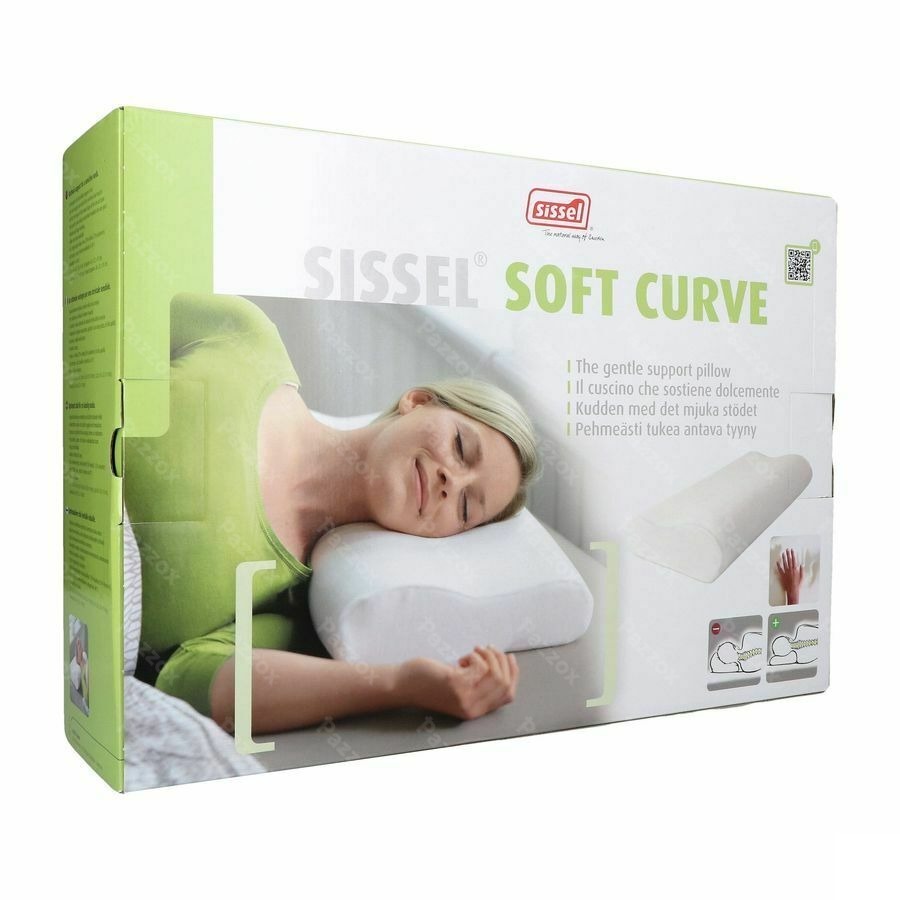Sissel Soft Curve Compact Hoofdkussen+overtrek