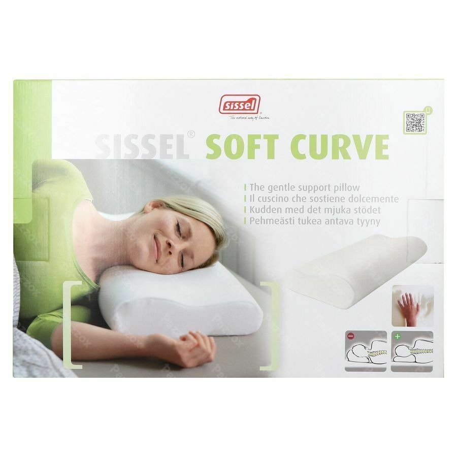 Sissel Soft Curve Compact Hoofdkussen+overtrek
