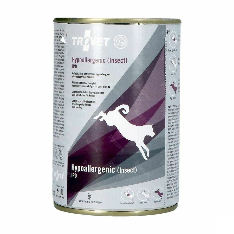Trovet Ipd Hypoallergenic Hond (insects) 6x400g