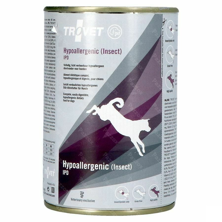 Trovet Ipd Hypoallergenic Hond (insects) 6x400g