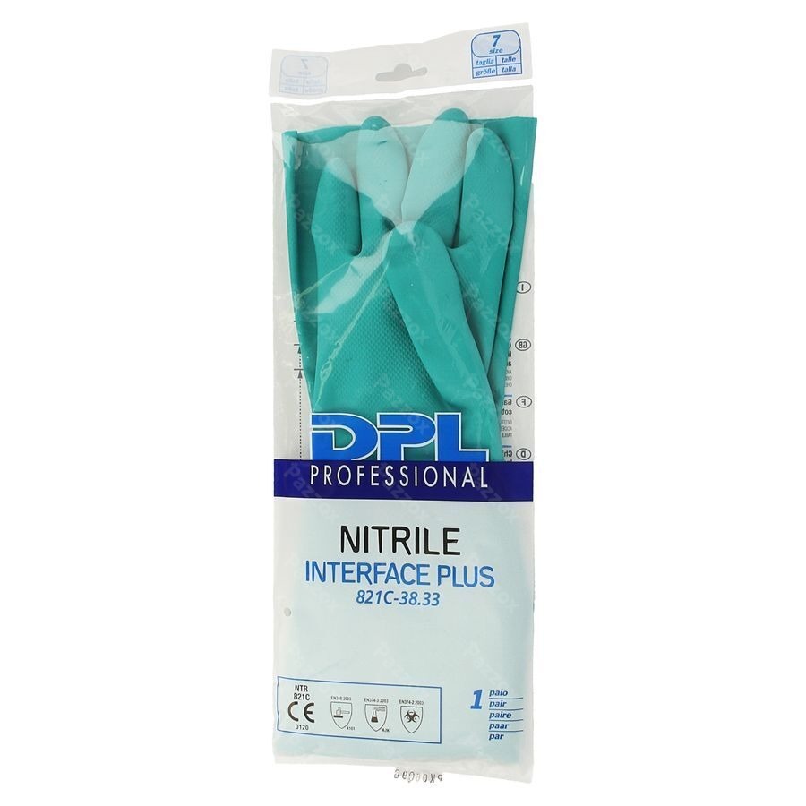Nitrile Interface Plus Handschoen M 1paar