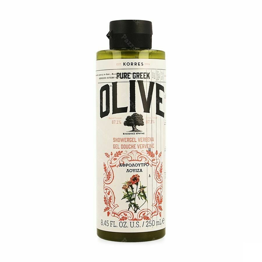 Korres Kb Douchegel Olijf Verbena 250ml