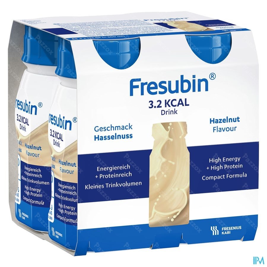 Fresubin 3,2 Kcal Drink 125ml Noisettes/hazelnootjes